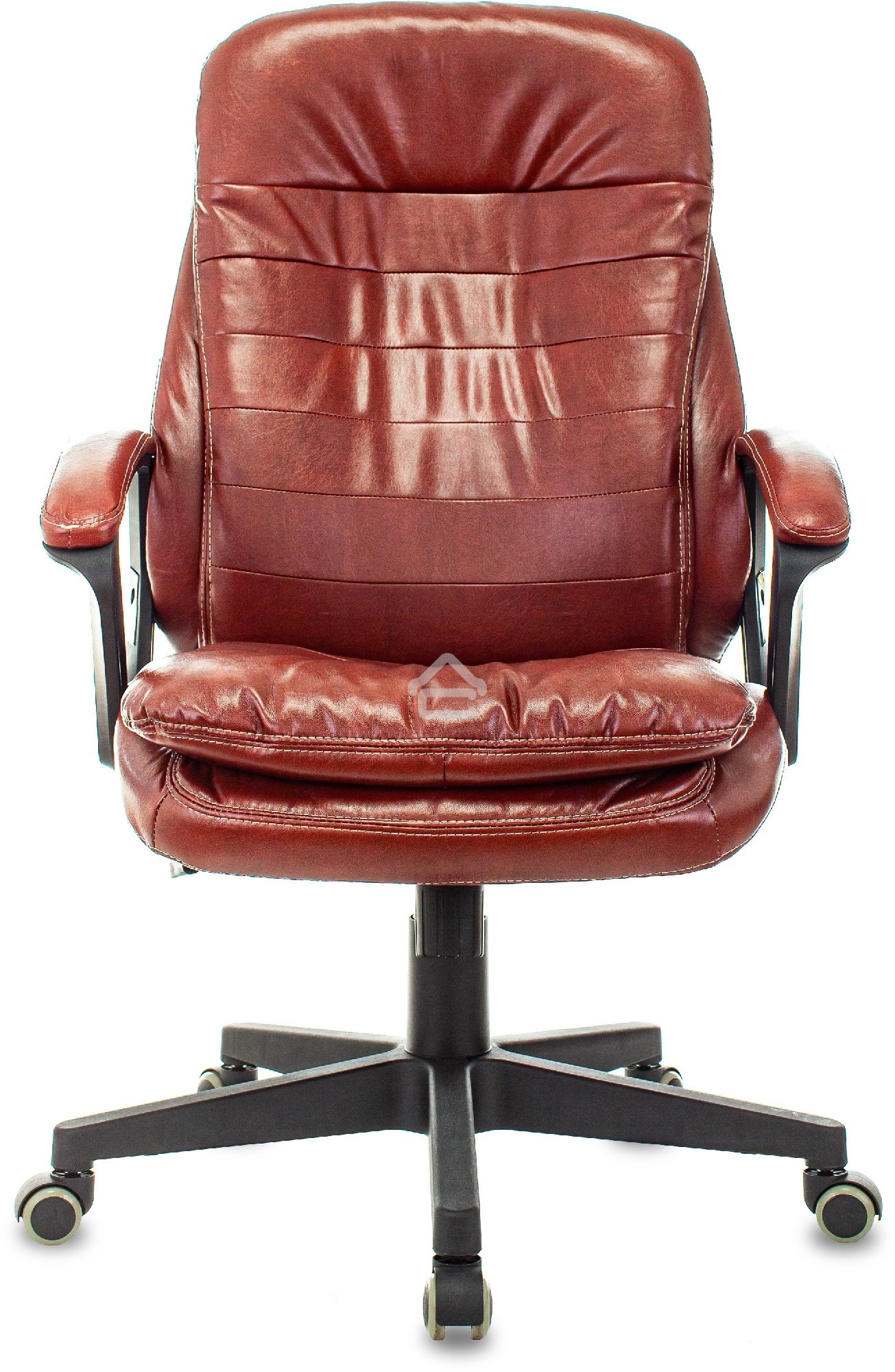 Кресло руководителя Бюрократ T-9950LT коричневый Boroko-37, искусственная кожа, крестовина пластик