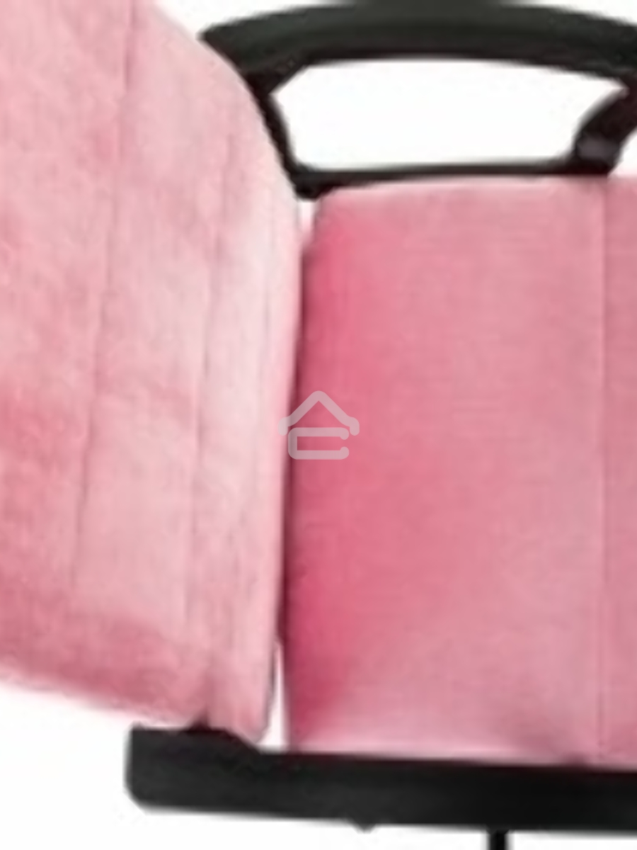 Кресло офисное Бюрократ Triest Fabric розовый Velvet 36 крестов. металл черный