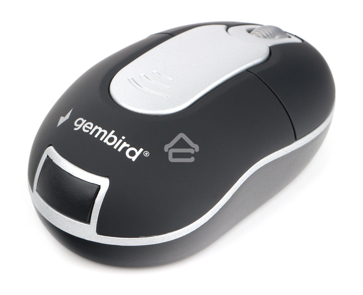 Мышь беспроводная Gembird MUSW-600 черный, 1200 dpi, радиоканал, USB, кнопки - 3