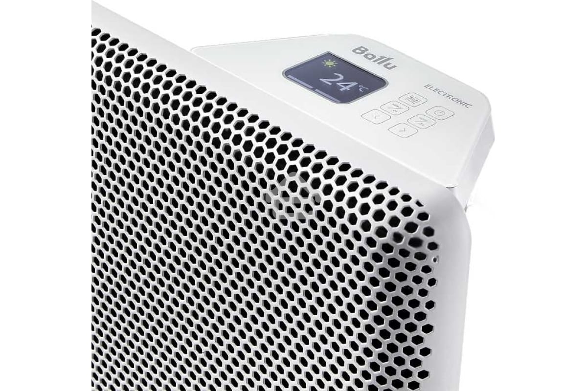 Обогреватель инфракрасный Ballu Apollo Infrared BIHP/A-1500 белый, микатермический, 1500 Вт, 20 м2, дисплей, термостат