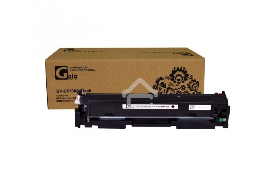 Картридж лазерный GalaPrint GP-CF530A (№205A) черный (1100 стр) для HP Color LaserJet Pro CM180/CM180n/CM181/CM181fw/CM154