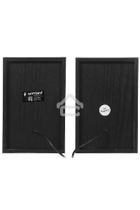 Колонки Gembird SPK-201, черный МДФ,2х2,5 Вт, регулятор громкости, USB