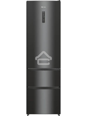 Холодильник Hisense RM469N4AFD1 двухкамерный, черный, 229/113, морозилка снизу, Total No Frost