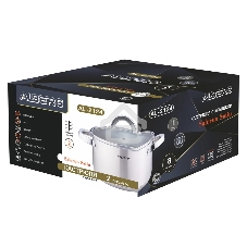 Кастрюля ALBERG AL-2124 с крышкой, 8 л