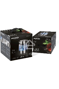 Чайник электрический Red Solution RK-G138 1.7л. 2200Вт серый (корпус: стекло)