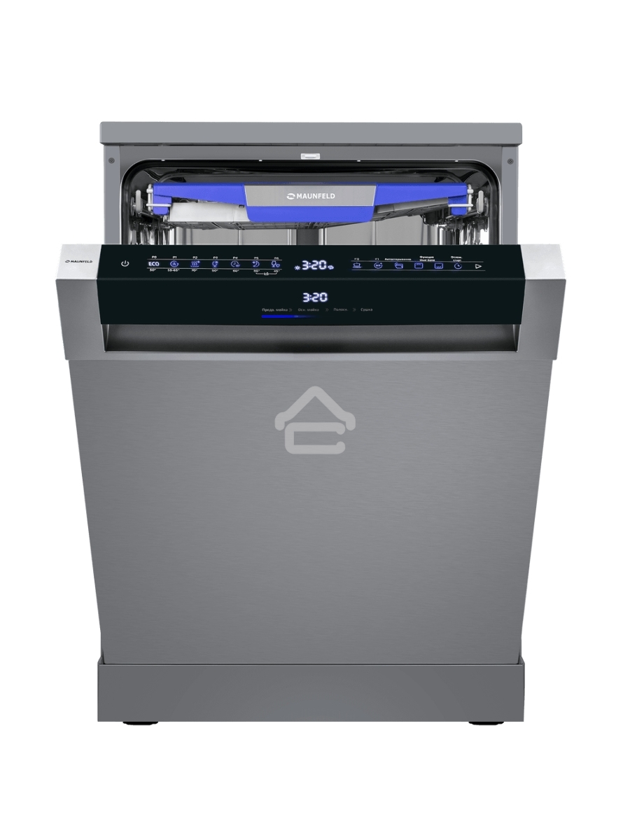 Посудомоечная машина Maunfeld MWF60331S Inverter, нержавеющая сталь, 59.8 см, 14 компл., 42 дБ, класс A+++