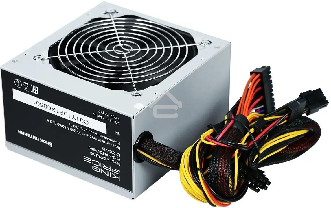 Блок питания KingPrice KPPSU700 ATX 700W (20+4pin) APFC 120мм fan 4xSATA
