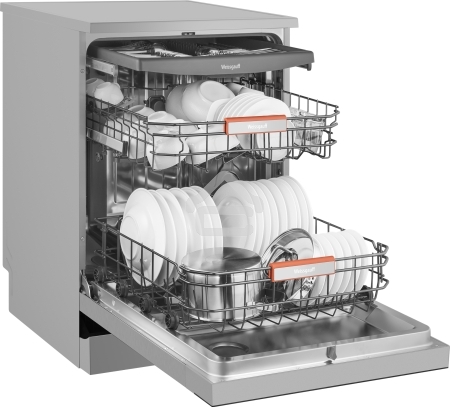 Посудомоечная машина Weissgauff DW 998 Touch Inverter Dual Fan Dry, нержавеющая сталь, 60 см, 15 компл., 47 дБ, класс A+++