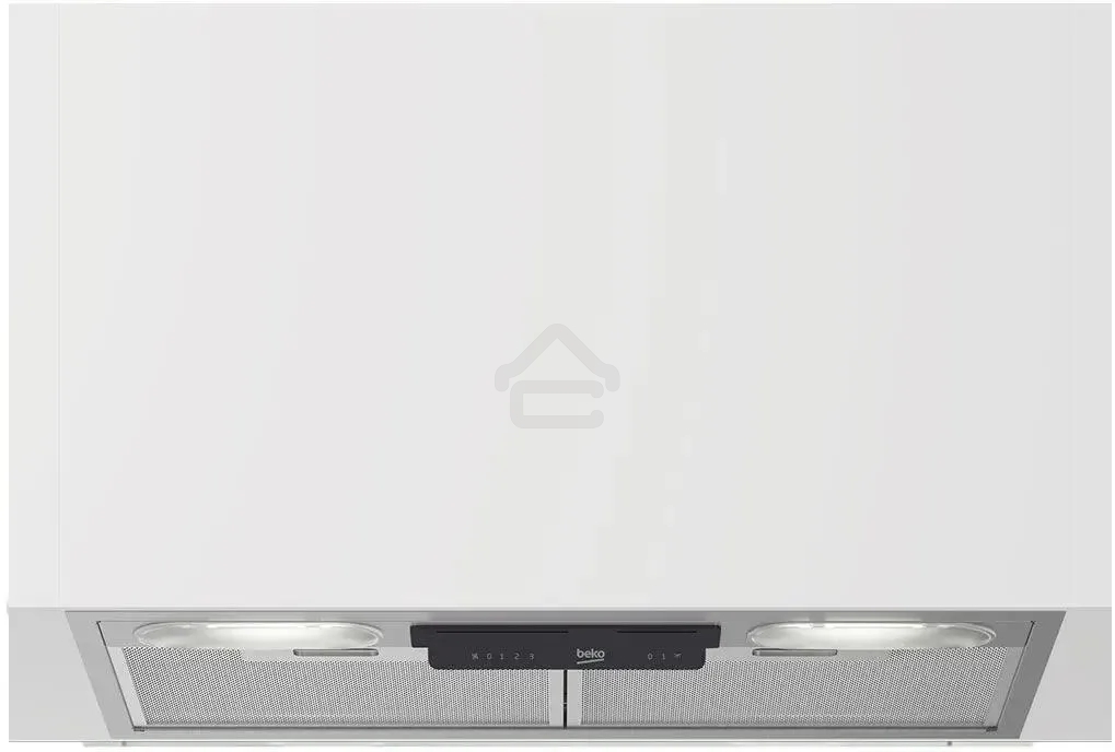 Вытяжка встраиваемая Beko HNU51311SH серебристый, 53 см, 381 куб. м/ч, 61 дБ