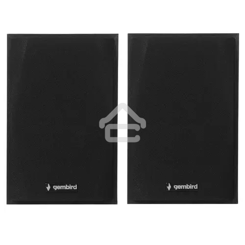 Акустическая система Gembird SPK-201, черный МДФ,2х2,5 Вт, регулятор громкости, USB