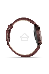 Смарт-часы Garmin Lily 2 Classic темно-бронзовый, ежевичный кожаный ремешок 35,4мм