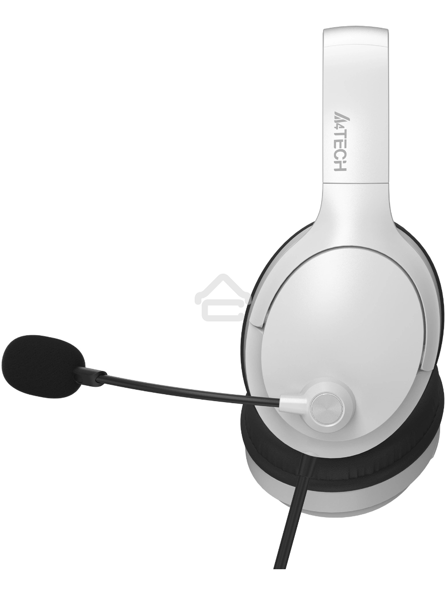 Наушники с микрофоном A4Tech Fstyler FH280U белый 2м мониторные USB оголовье