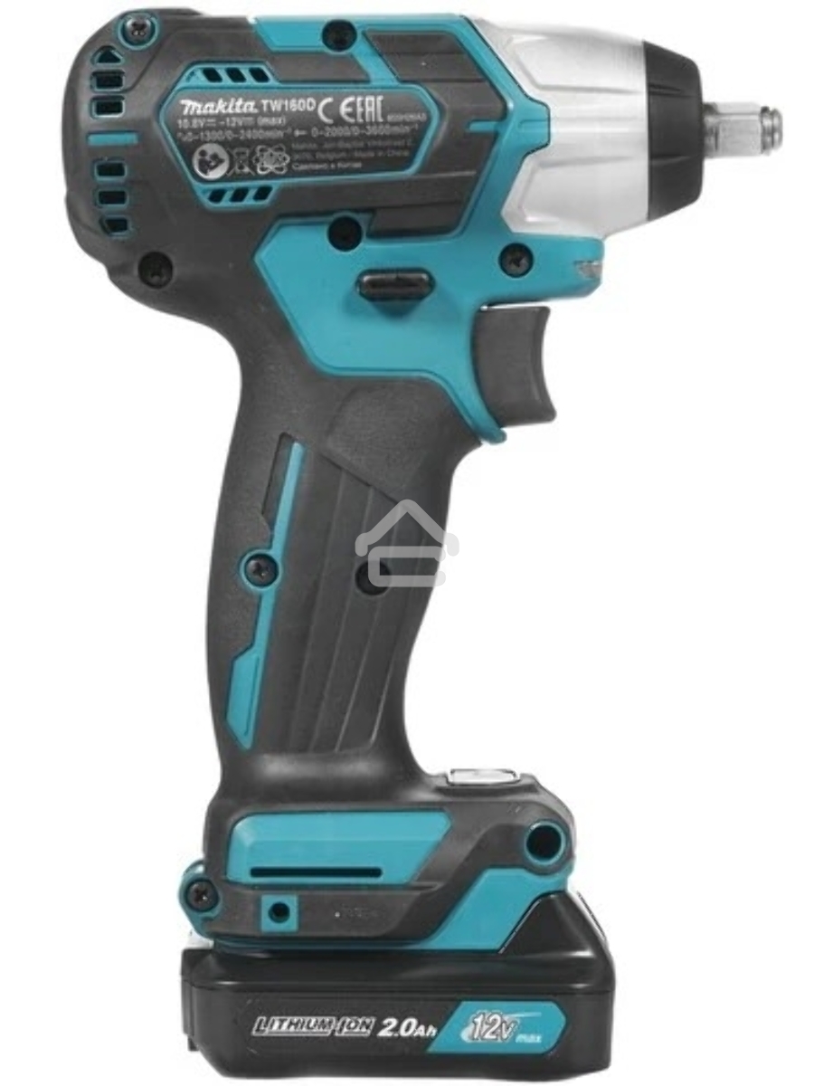 Гайковерт Makita TW160DWAE аккум. патрон:квад.3/8
