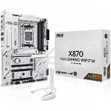 Материнская плата ASUS X870 MAX GAMING WIFI7 W, AM5, AMD X870, 4xDDR5, 4xSATA, 3xM.2, 1xPCIe 5.0 x16, 2xPCIe 4.0 x16, 1xPCIe 3.0 x16, 1xHDMI, 2xUSB Type-C (Display), 1x2.5Gb LAN, Wi-Fi 7, Bluetooth 5.4, 2xUSB-C 40Gbps, 1xUSB-A 10Gbps, 3xUSB-A 5Gbps, 4xUSB