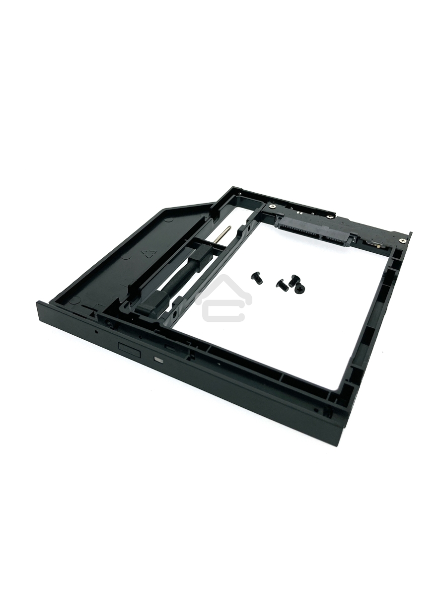Адаптер оптибей Espada SS90 /optibay, hdd caddy/ SATA/miniSATA /SlimSATA/ 9мм для подключения HDD/SSD 2,5” к ноутбуку вместо DVD.(41087)