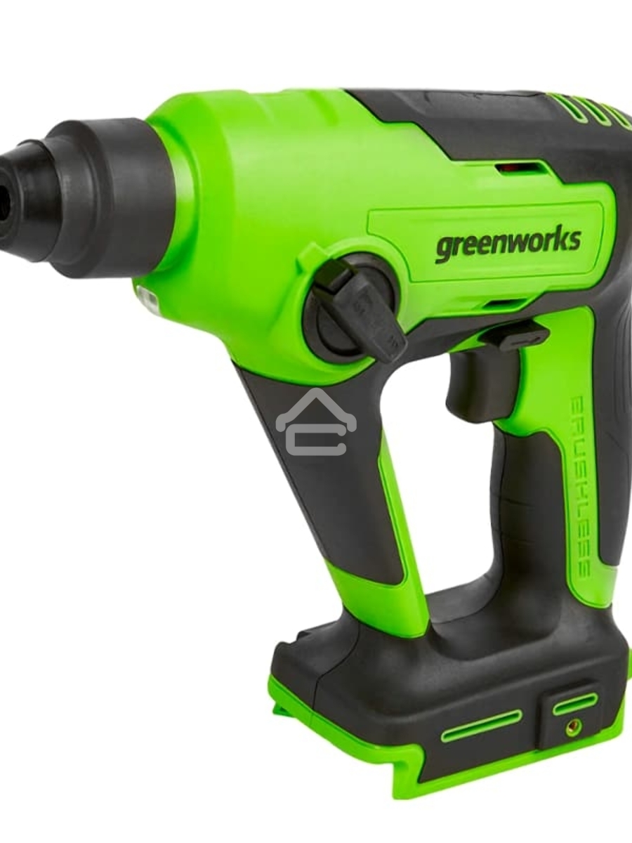 Перфоратор аккумуляторный бесщеточный без АКБ и ЗУ GreenWorks GD24SDS1 1,2 ДЖ, 24V (3803107)