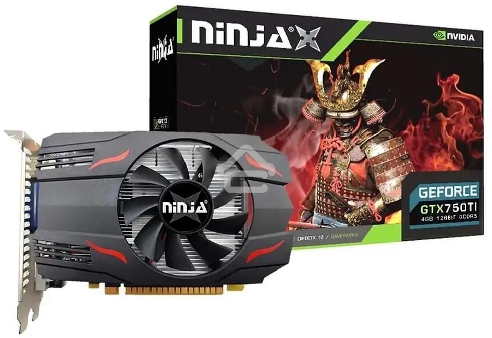 Видеокарта Ninja (Sinotex) GTX750Ti PCIE (640SP) 4Gb 128-bit GDDR5 DVI HDMI CRT