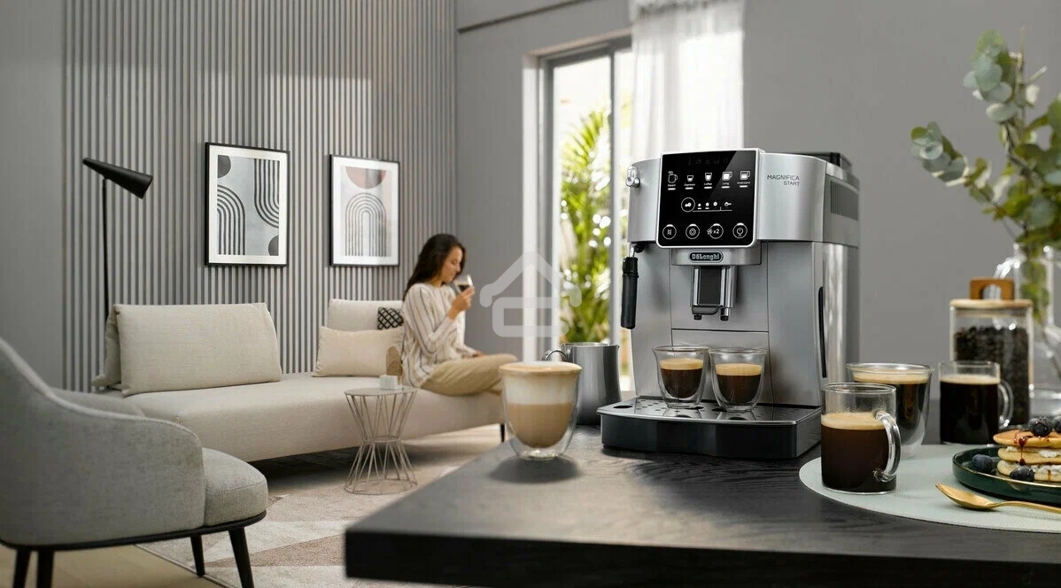 Кофемашина DeLonghi ECAM220.30.SB серебристо-черный, исп. кофе - зерновой/молотый, 1.8 л, 1450 Вт, 15 бар