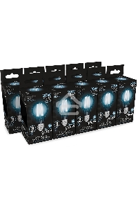Лампа светодиодная Gauss Filament 20Вт цок.:E27 груша 220B св.свеч.бел.нейт. (упак.:10шт)