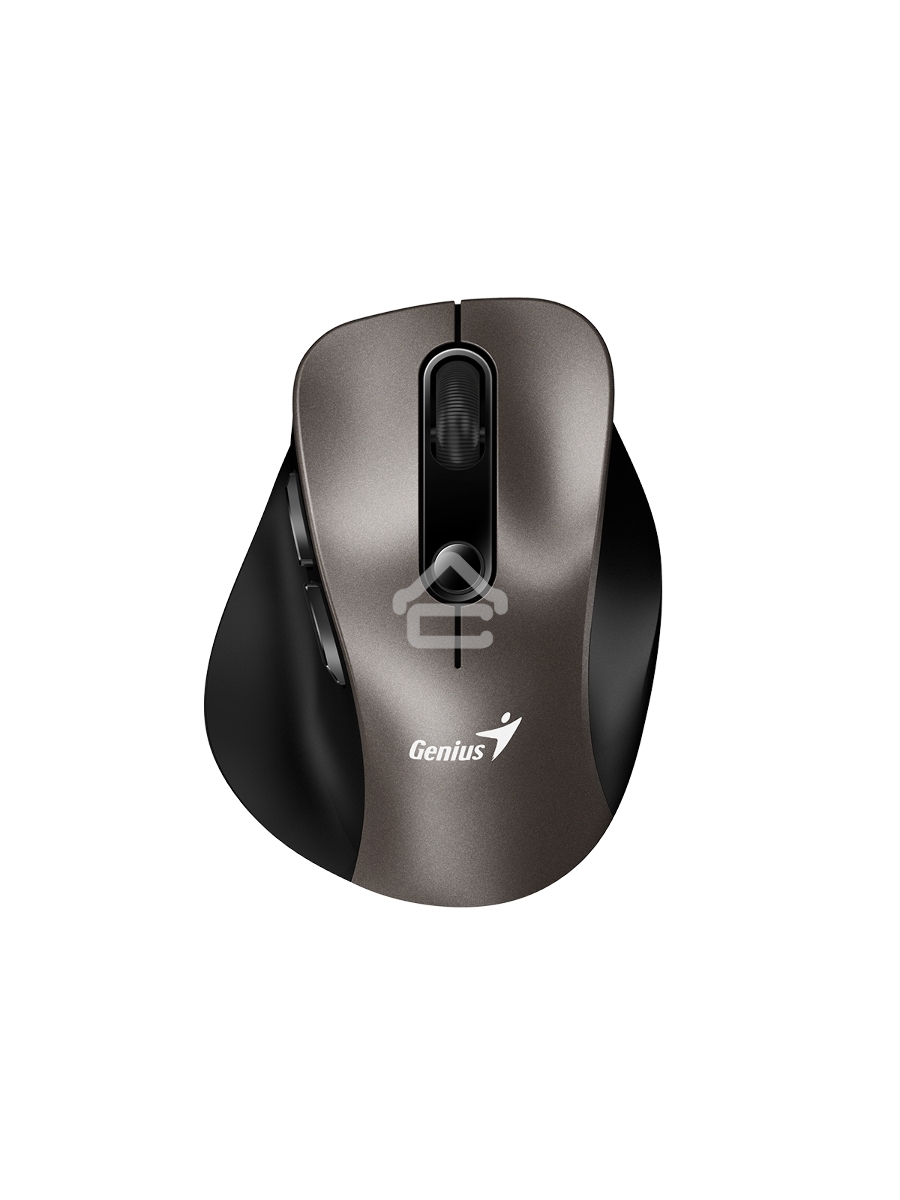 Мышь беспроводная Genius Ergo 9000S шампань титановый, 2400 dpi, радиоканал, USB, кнопки - 6