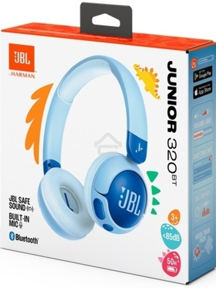Наушники беспроводные детские JBL JR320BT синий