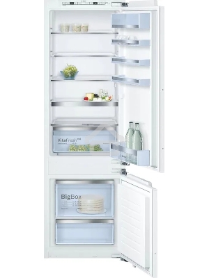 Холодильник Bosch KIS87AF30U белый (двухкамерный), встраиваемый