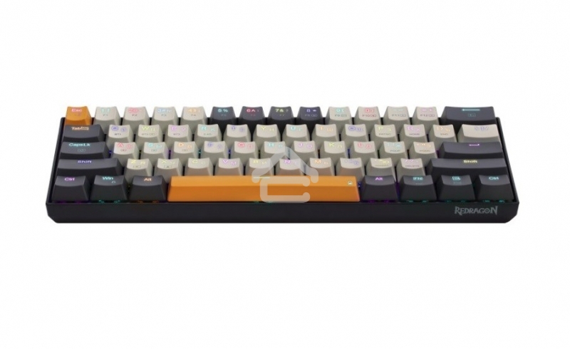 Клавиатура беспроводная Redragon Caraxes Pro, USB, Bluetooth/Радиоканал, черный