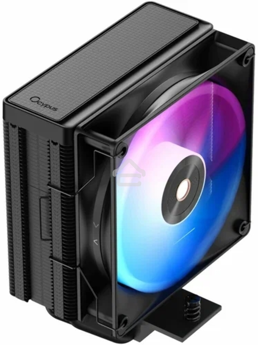 Кулер для процессора Cooler Ocypus Delta A40 BK ARGB Delta-A40-BK1NAWN00X-GL черный 120мм алюминий+медь 2000rpm 29db 4-pin 220W 156мм