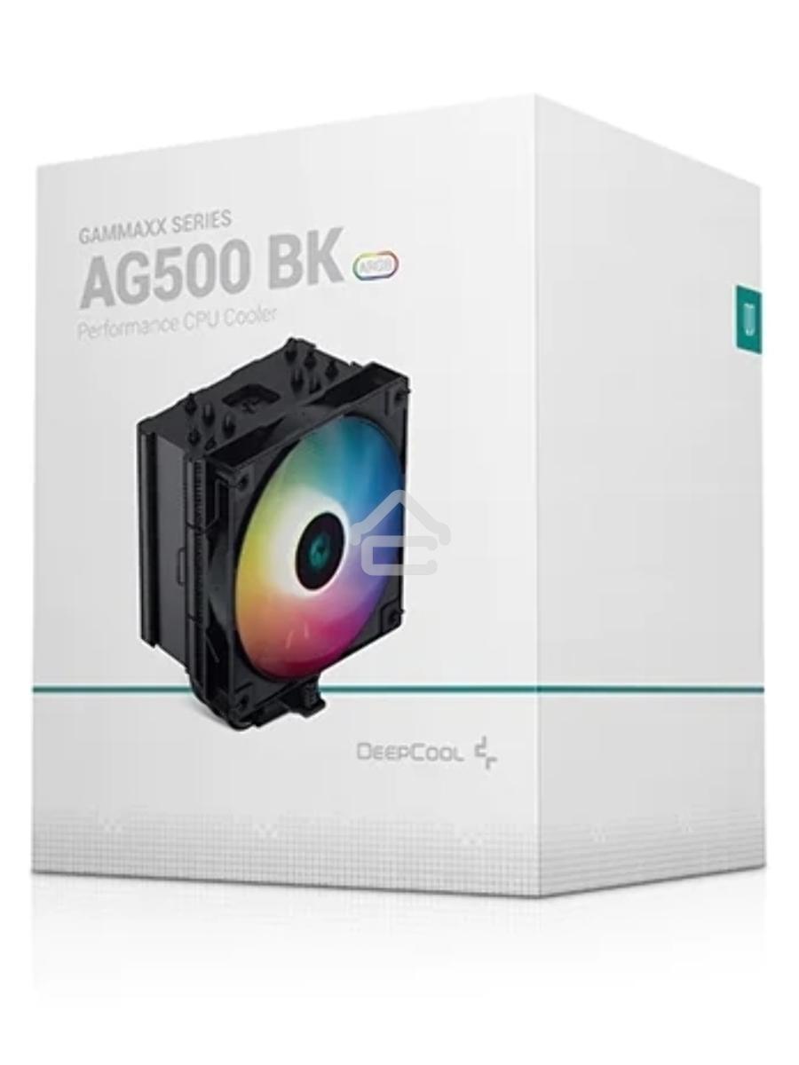 Кулер для процессора DEEPCOOL AG500 BK ARGB черный, 120 мм, алюминий/медь, 1850 об/мин, 29.4 дБ, 4 pin, 240 Вт, 155 мм