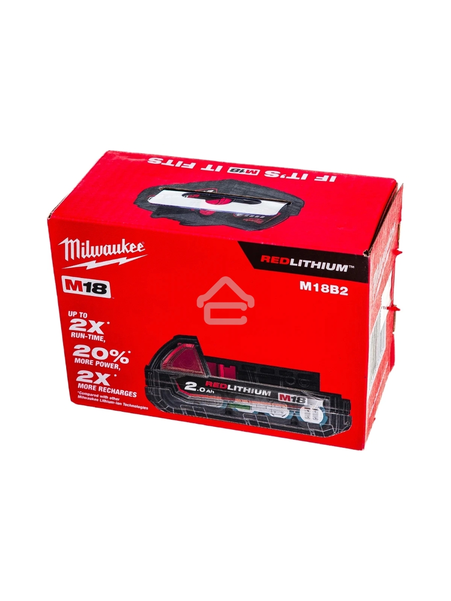 Аккумулятор Milwaukee M18 B2 Li-Ion2Ач 4932430062