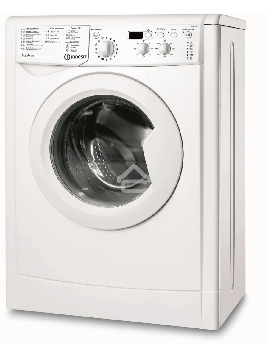 Стиральная машина Indesit IWUD 4105 белый, загрузка фронтальная 4 кг, 1000 об/мин., класс: А