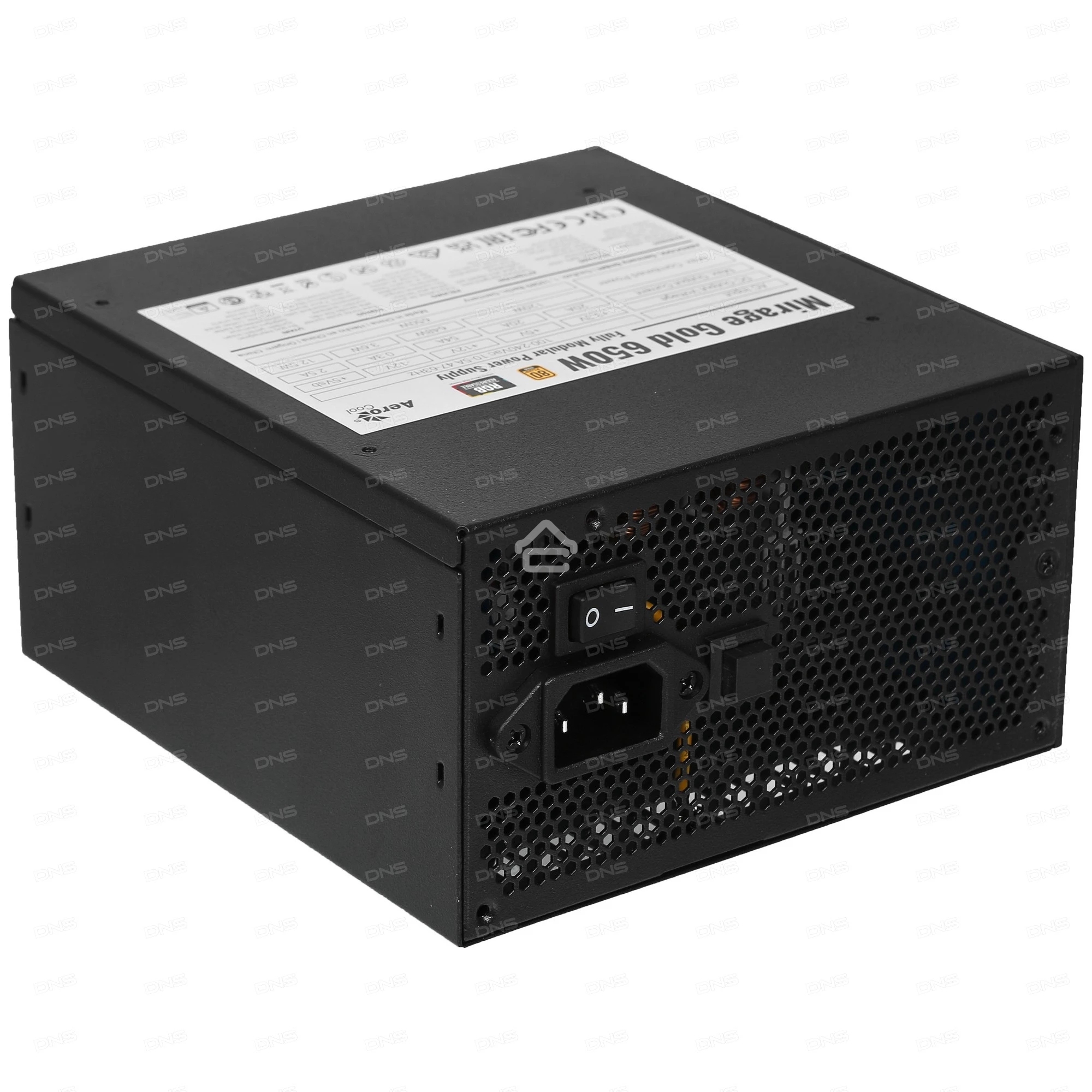 Блок питания Aerocool/Formula MIRAGE GOLD 650W, 650Вт, 80 PLUS Gold, 120мм, модульный, черный