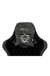 Кресло игровое Бюрократ VIKING 7 KNIGHT B FABRIC черный текстиль/эко.кожа крестовина металл/пластик