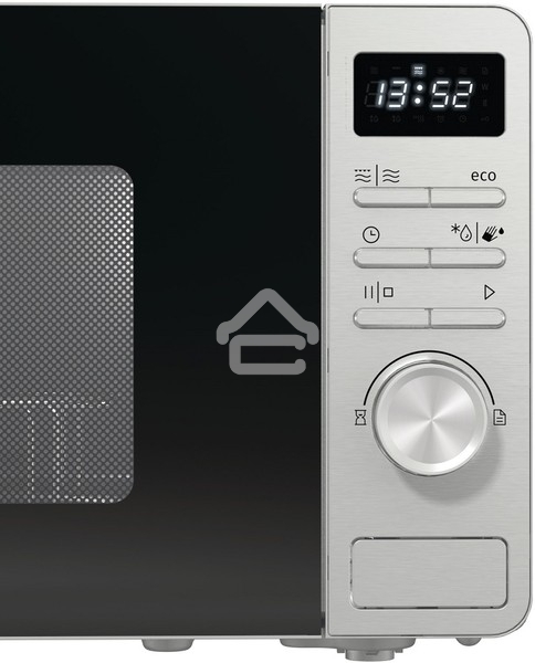Микроволновая печь Gorenje GRILL MO23A4X нержавеющая сталь, 23 л, 800 Вт, переключатели - поворотный механизм/кнопки