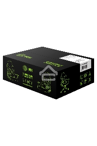 Кресло игровое Cactus CS-CHR-0112BL черный, сиденье черный, эко.кожа, с подголов. крестовина металл, пластик черный