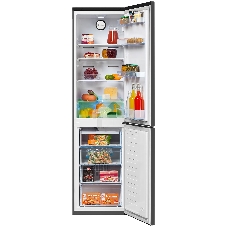 Холодильник Beko B3R0CNK332HG темно-серый двухкамерный 200/100л морозилка снизу, No Frost