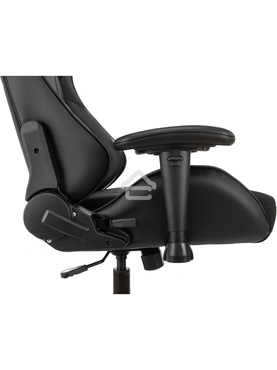 Кресло игровое Бюрократ VIKING 4 AERO BLACK EDITION черный искусст.кожа/ткань