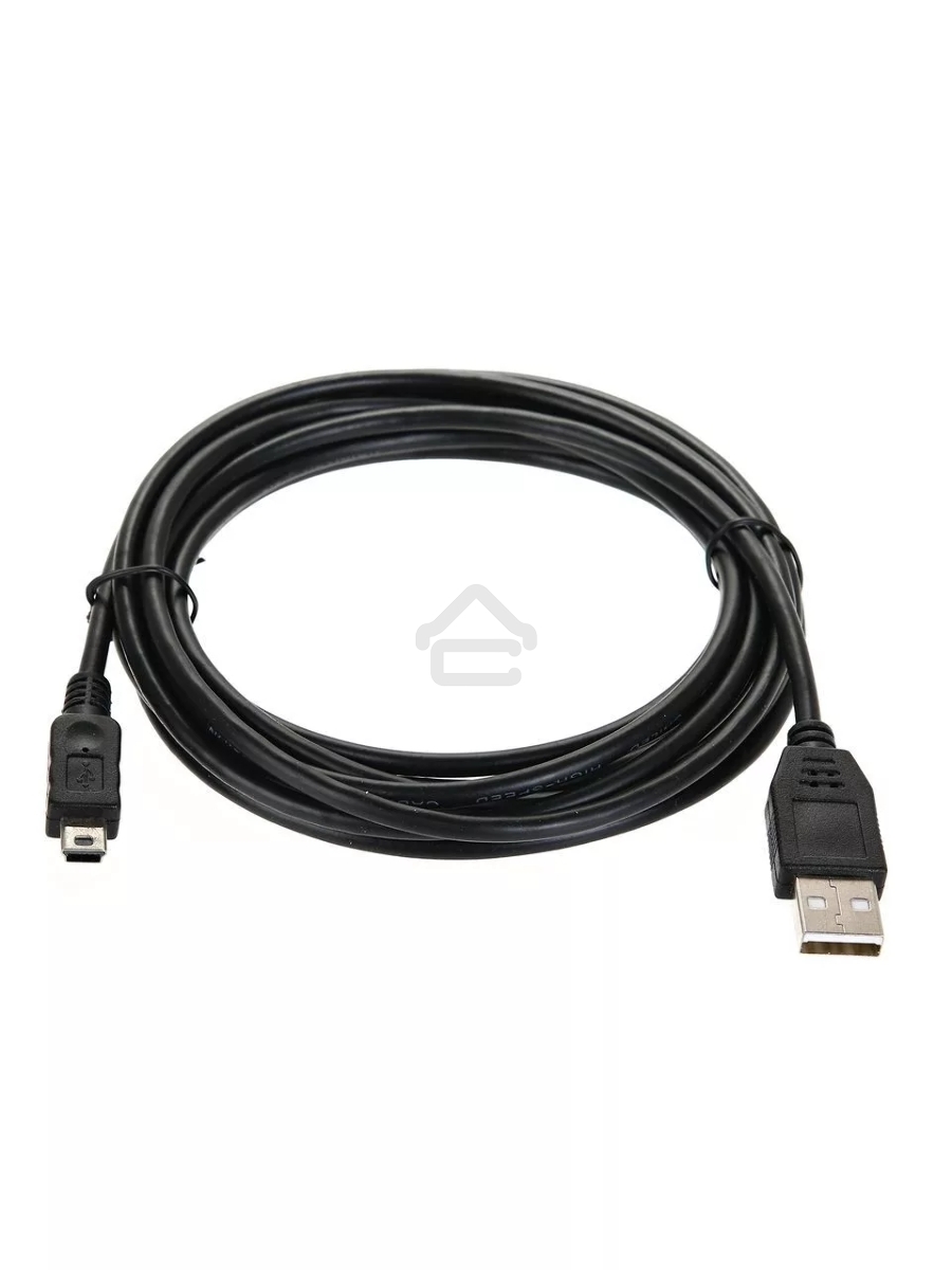 Кабель USB 2.0 A-->mini-B 5P (3,0м) чёрный, Telecom <TC6911BK-3.0M>