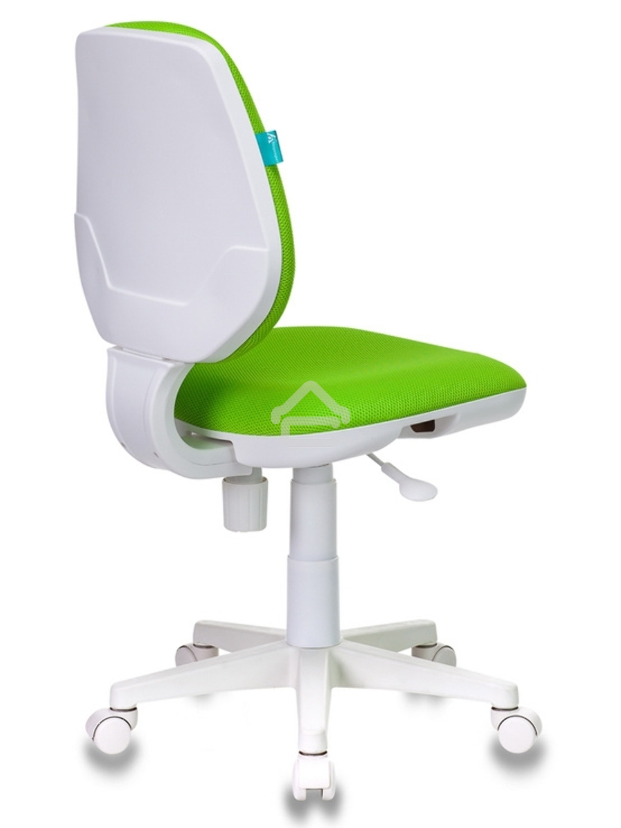 Кресло детское Бюрократ CH-W213/TW-18 TW-18 салатовый (пластик белый)