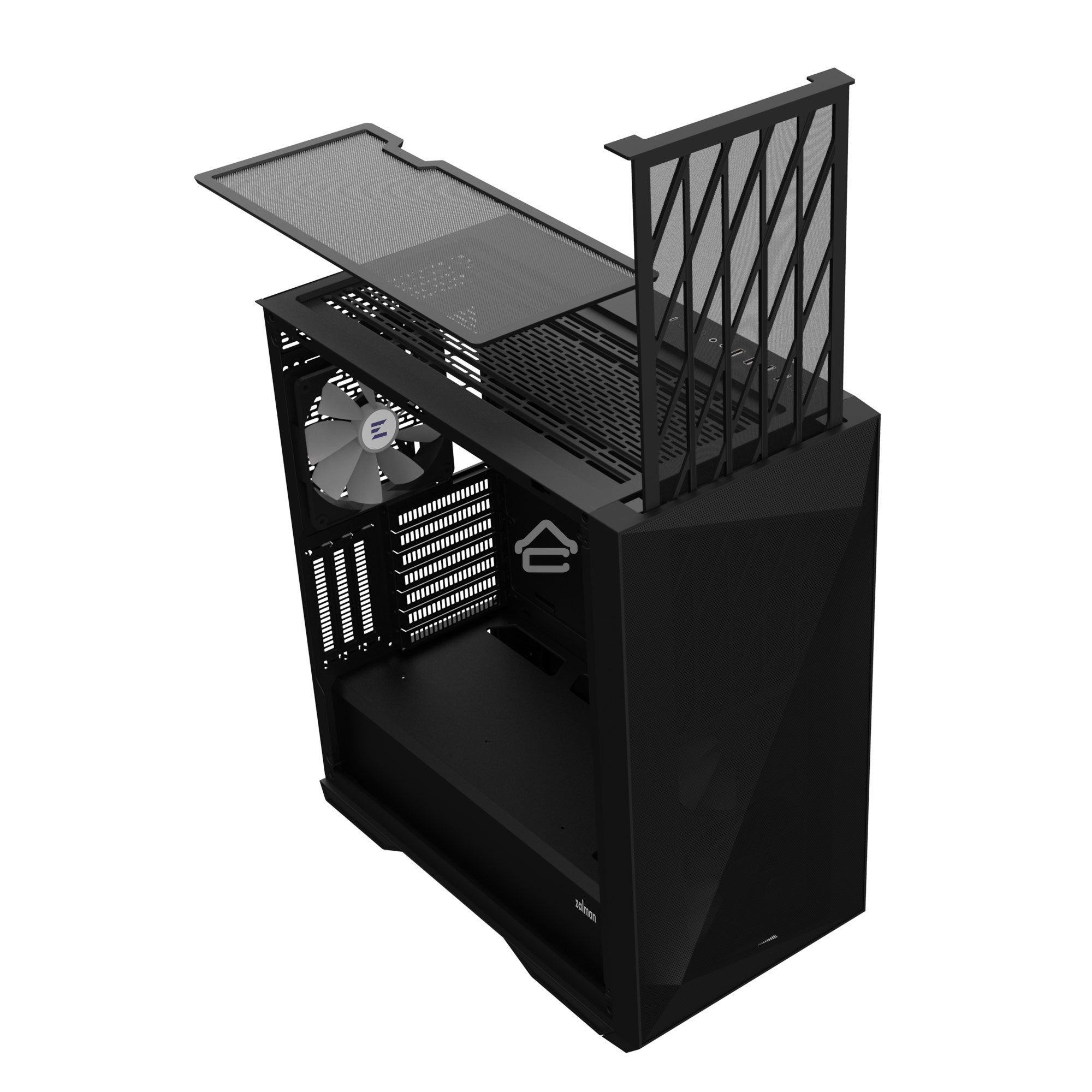 Компьютерный корпус MidiTower Zalman Z9 Iceberg MS черный EATX (Zalman Z9 Iceberg MS) (без блока питания)