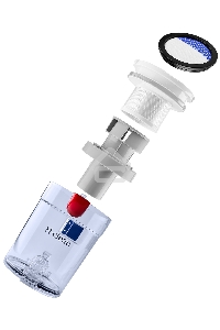 Пылесос вертикальный/ручной H-Clean HVC 102 SE белый/красный, питание от аккумулятора, 100 Вт, уборка сухая, пылесборник 0.65 л, работа от АКБ max 45 мин