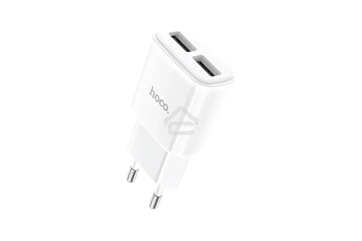 Блок питания (сетевой адаптер) HOCO C88A Star два порта USB, 2.4A, 10.8W белый