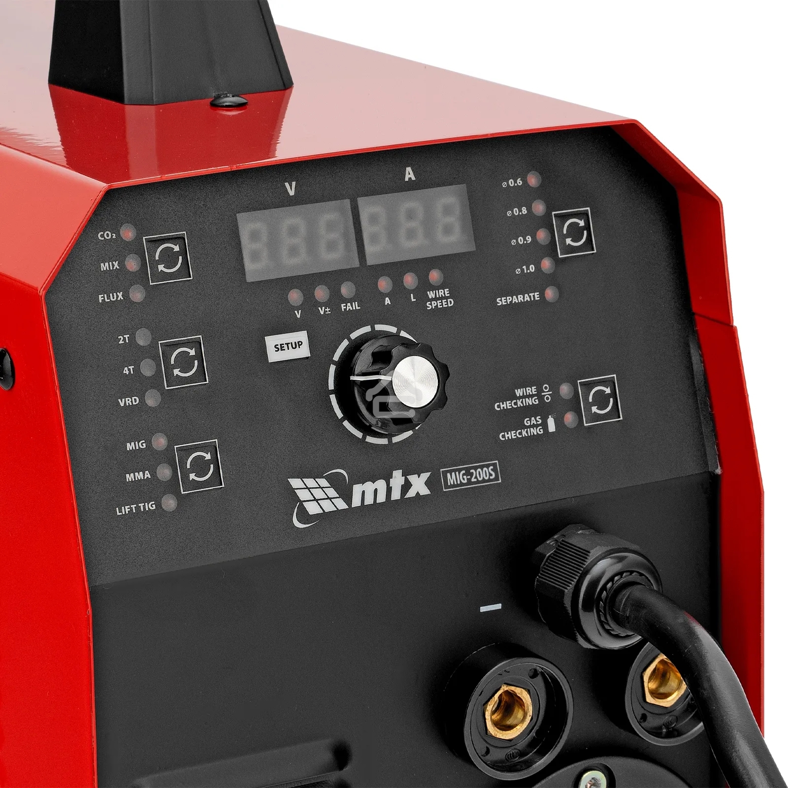 Аппарат инвертор. полуавтомат. cварки MTX MIG-200S, 200A, ПВ 60%, катушка 5 кг