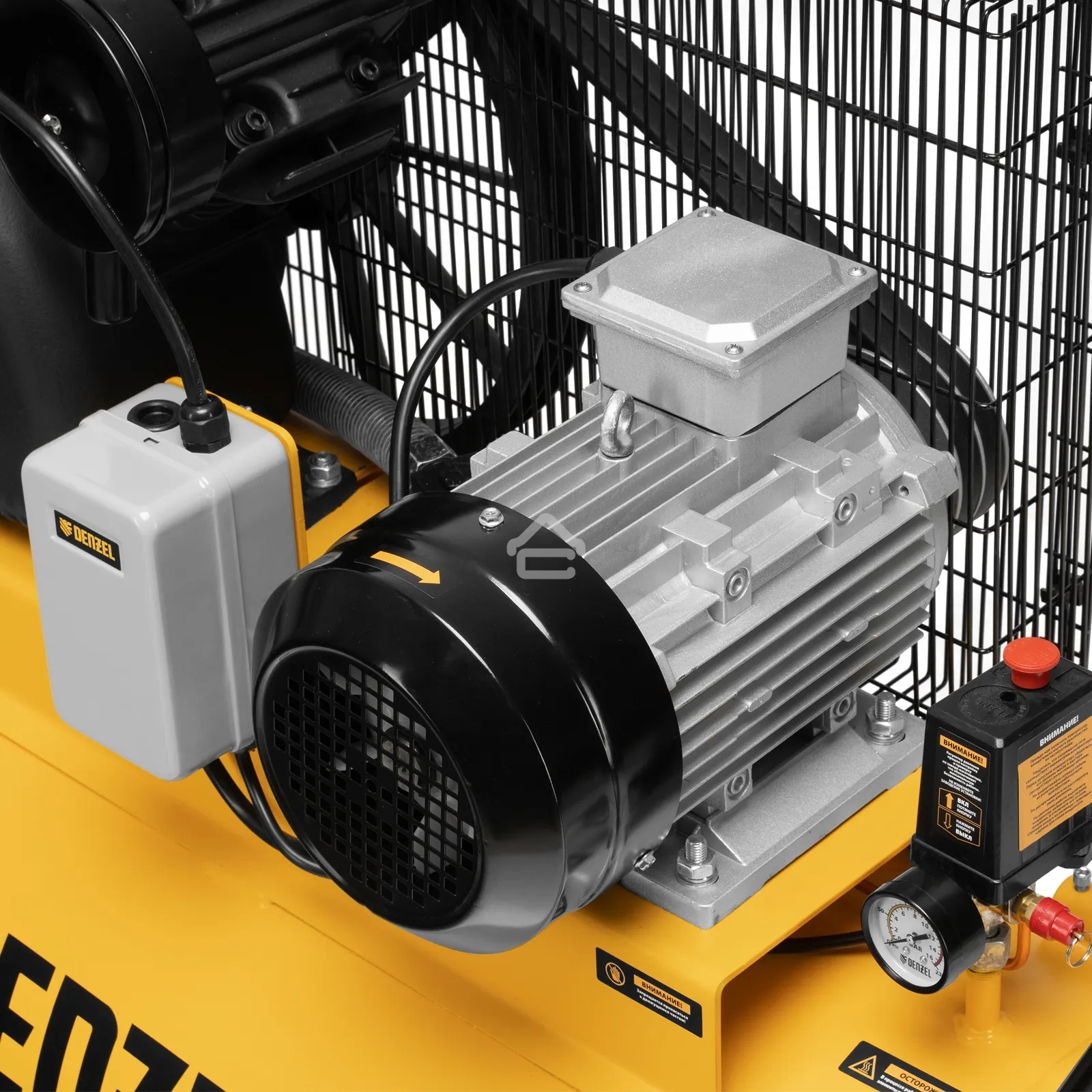 Компрессор воздушный Denzel рем. привод BCV 4000-T/200, 4,0 кВт, 200 л, 690 л/мин