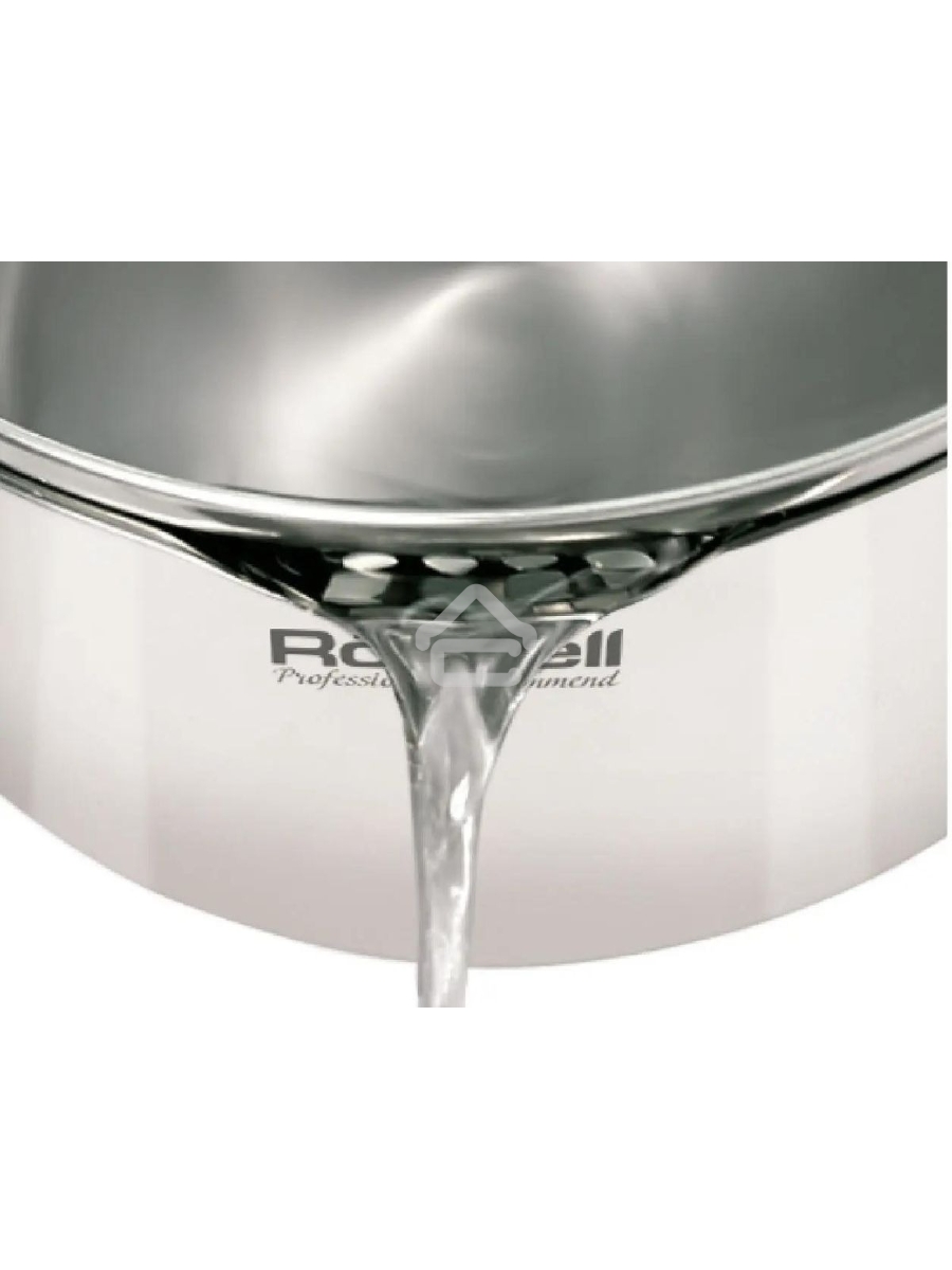 Ковш Rondell Flamme RDS-026, 1.3л, 16см, с крышкой, стальной