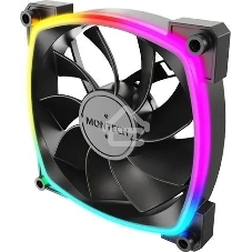 Вентилятор для корпуса Montech RX120 Reverse ARGb 120х120x25 черный 4-pin 27дБ (RX120 PWM BLACK) Ret