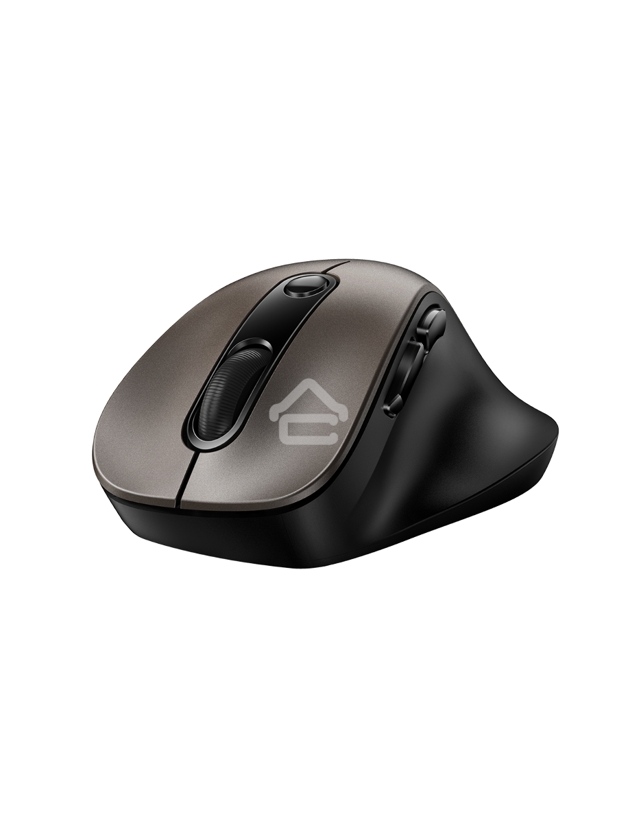 Мышь беспроводная Genius Ergo 9000S шампань титановый, 2400 dpi, радиоканал, USB, кнопки - 6