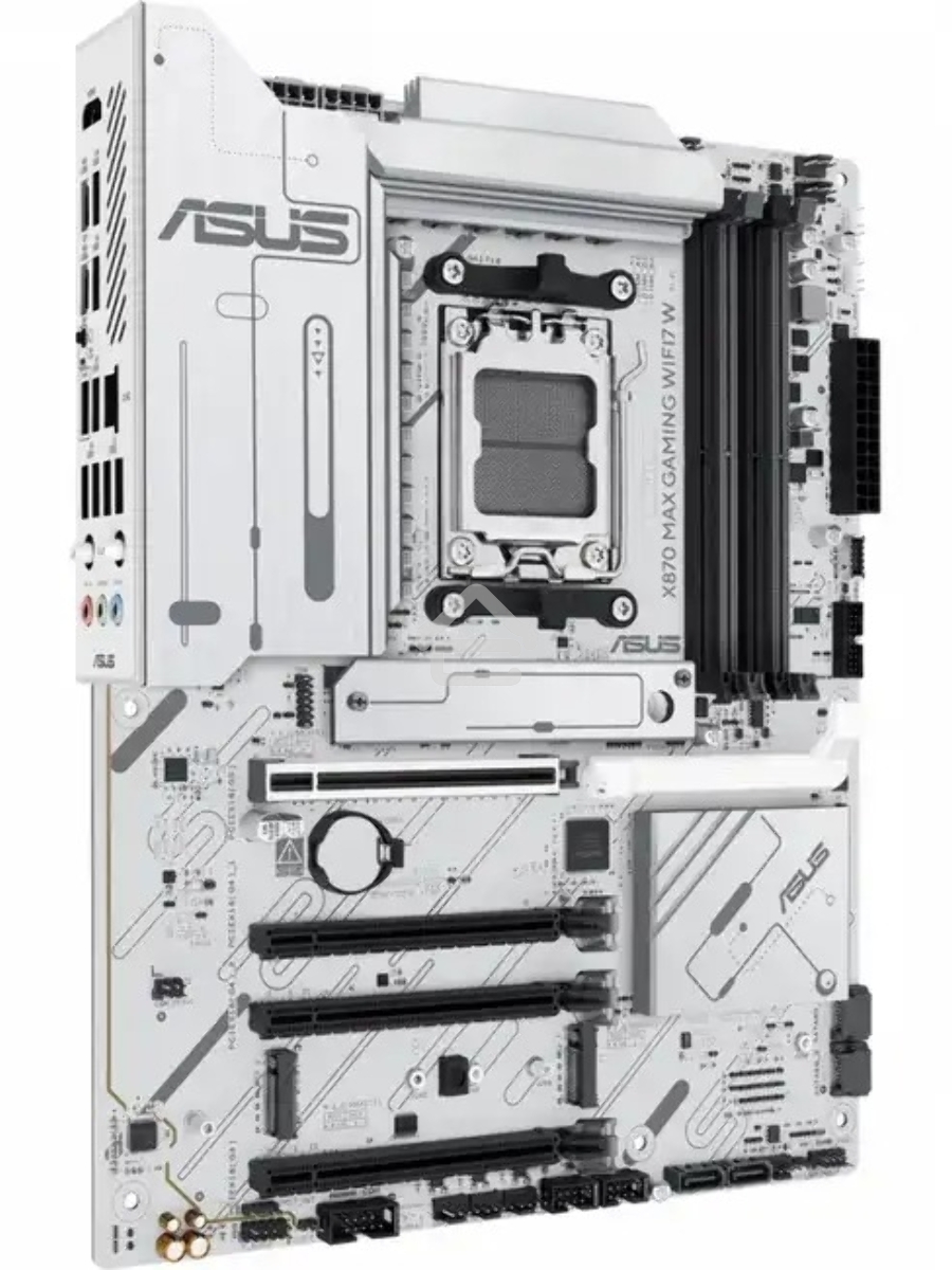 Материнская плата ASUS X870 MAX GAMING WIFI7 W, AM5, AMD X870, 4xDDR5, 4xSATA, 3xM.2, 1xPCIe 5.0 x16, 2xPCIe 4.0 x16, 1xPCIe 3.0 x16, 1xHDMI, 2xUSB Type-C (Display), 1x2.5Gb LAN, Wi-Fi 7, Bluetooth 5.4, 2xUSB-C 40Gbps, 1xUSB-A 10Gbps, 3xUSB-A 5Gbps, 4xUSB