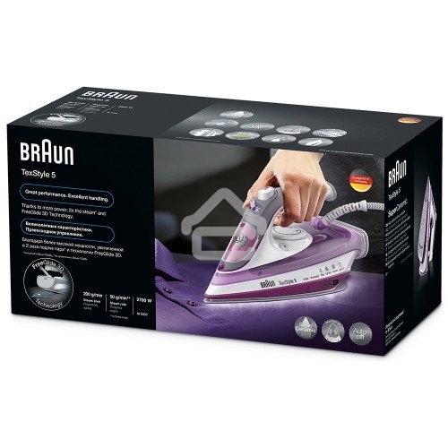 Утюг паровой Braun SI5037VI фиолетовый