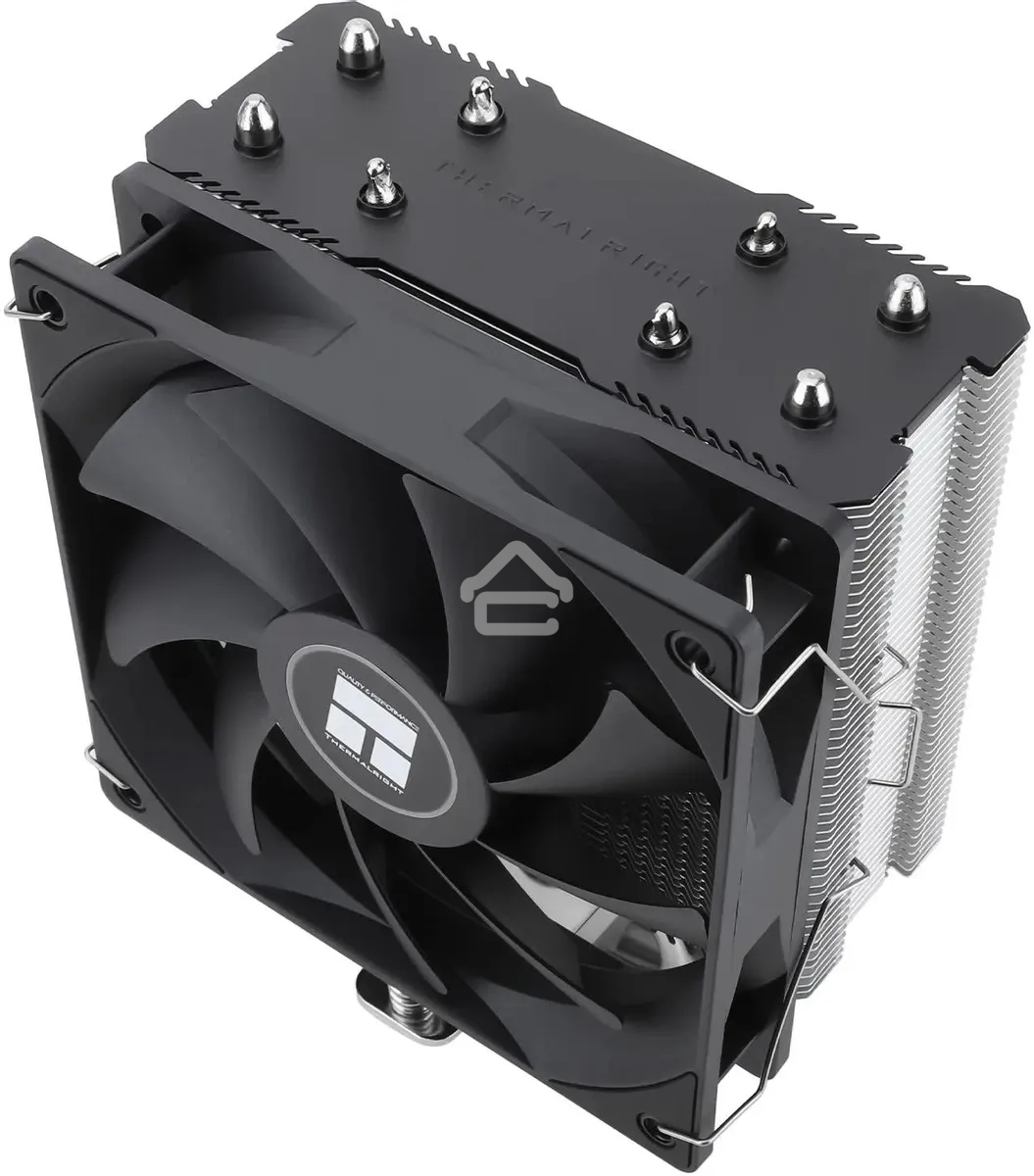 Устройство охлаждения(кулер) Thermalright Assassin X 120 v2 Soc-AM5/AM4/1151/1200/1700 черный 4-pin 25.6dB Al+Cu 700gr Ret (AX120-V2)